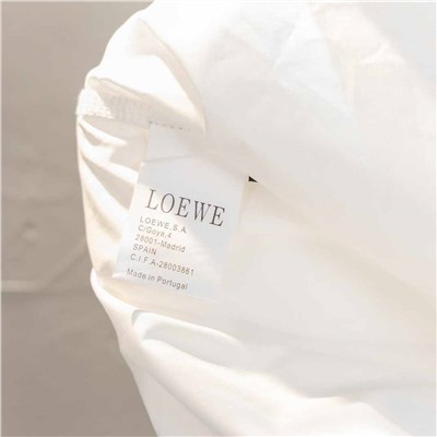 Классная рубашка с вышивкой на груди и манжетах Loew*e 🖤  Унисекс модель  Реплика 1:1