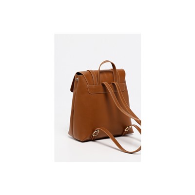 Mochila de piel Rose Camel