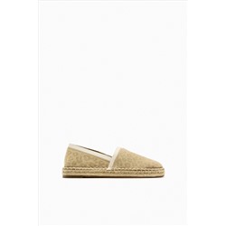 FLAT ANIMAL PRINT ESPADRILLES