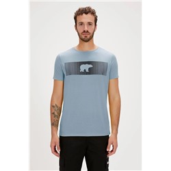 Bad Bear, Fancy T-Shirt Element Mavi 3D Baskılı Erkek Tişört