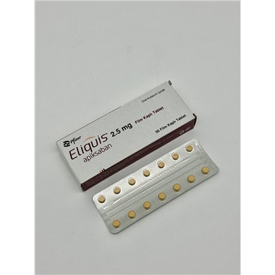 Eliquis 2.5 mg apiksaban