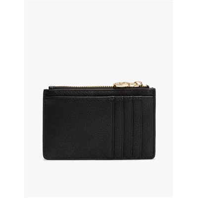 Monogram Zip Card Holder with Key Leash