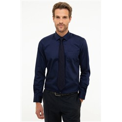 Pierre Cardin Lacivert Regular Fit Basic Gömlek G021SZ004.000.841990