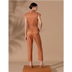 Kahverengi Comfort Fit Dokuma Tulum