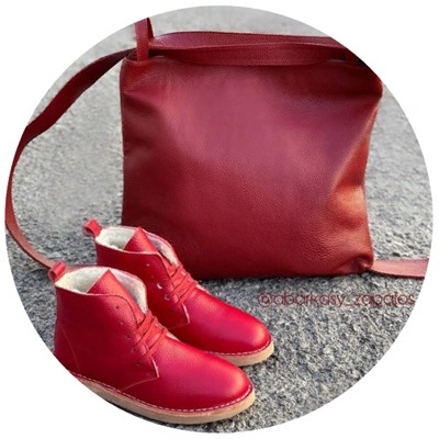 Ab.Zapatos 4619/2 granate+PELLE 17-04