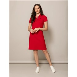 TIPPED POLO DRESS
