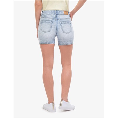 HIGH RISE VINTAGE YOKE DENIM SHORTS