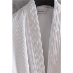Stripe Kimono Unisex %100 Pamuk Bornoz - Otel Koleksiyon