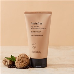 Jeju Volcanic Pore Cleansing Foam EX, Пенка с вулканической глиной для ежедневного очищения пор