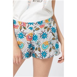 Short Veia Crudo y negro