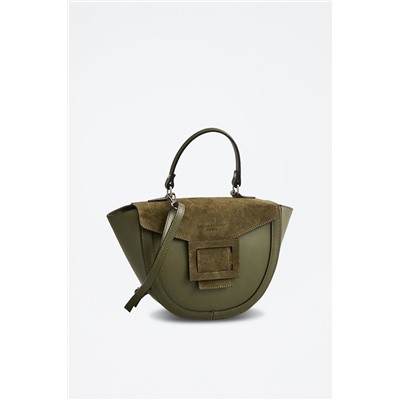 Bolso de piel Votti Verde botella