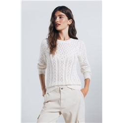 Jersey punto pointelle