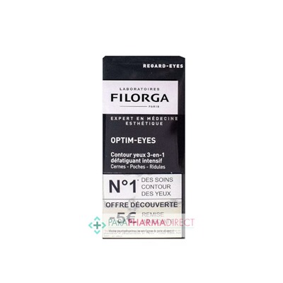 Filorga Optim-Eyes Contour des Yeux Cernes Poches & Rides 15ml PROMO -5€