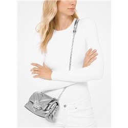 MICHAEL MICHAEL KORS Cece Extra-Small Quilted Metallic Leather Crossbody Bag