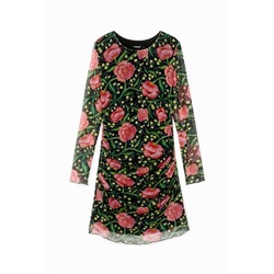 Vestido slim forro interior