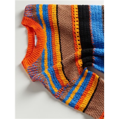 Pullover aus Strukturjersey
