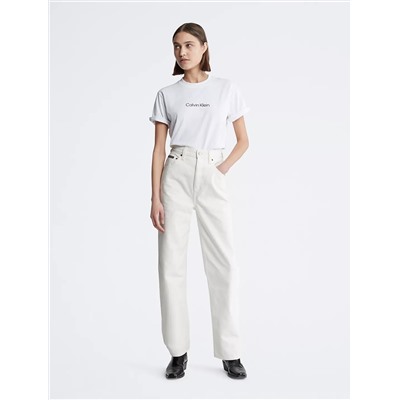 Standard Logo Boxy Fit Crewneck T-Shirt