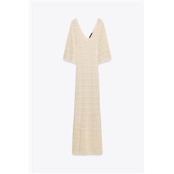 POINTELLE KNIT MAXI DRESS