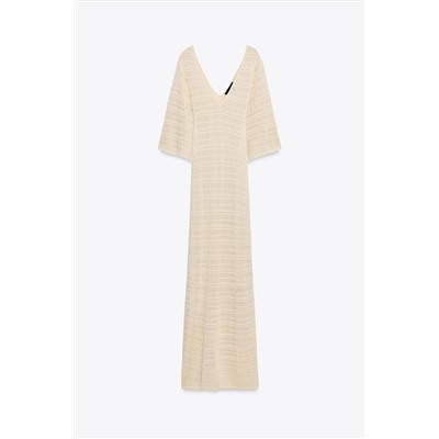 POINTELLE KNIT MAXI DRESS