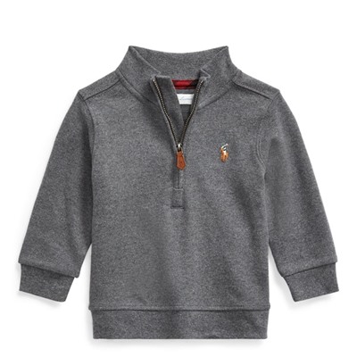 BABY BOY Cotton Interlock Pullover