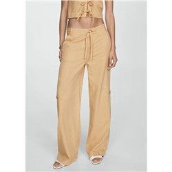Pantalón lyocell cordón ajustable