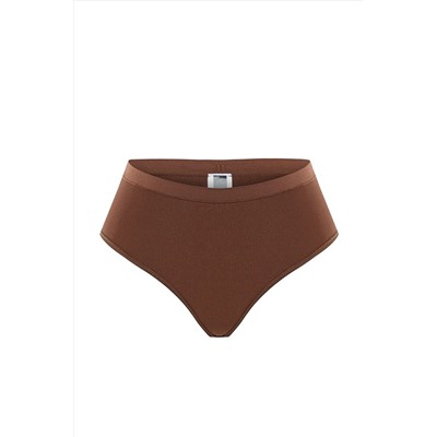 Trendyol Curve Kahverengi Normal Bel String Külot 2'li Paket TBBSS23CM00001