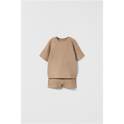 BABY/ CONJUNTO WAFFLE LISO