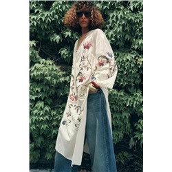 ZW COLLECTION FLORAL EMBROIDERY DRESS