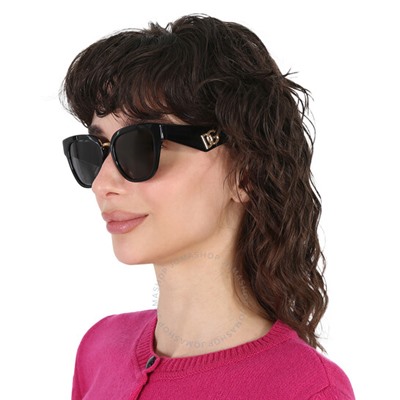 Dolce & Gabbana  Dark Grey Butterfly Ladies Sunglasses