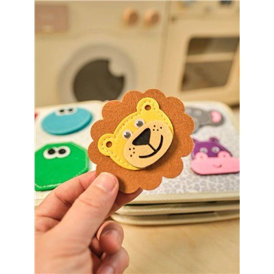 Мягкая развивающая книга для малышей