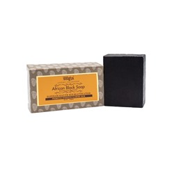 [AASHA HERBALS] Мыло для лица и тела АФРИКАНСКОЕ чёрное ручной работы, 100 г