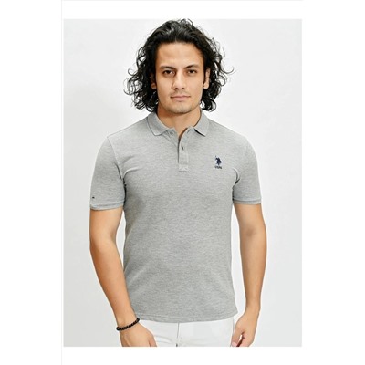 U.S. Polo Assn. Erkek Gri Tişört G081SZ011.000.1191547