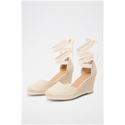 Sandalias de cuña Blanco