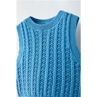 CROCHET KNIT TOP