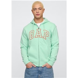 Relaxed Gap Logo Zip Hoodie