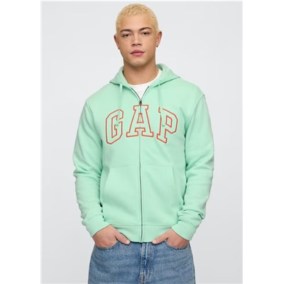 Relaxed Gap Logo Zip Hoodie