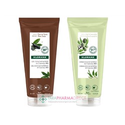 Klorane Cupuaçu Gel Douche Nutritif Fève de Tonka + Crème Douche Nutritive Lait d'Amandier 2x200mlLot  × 2