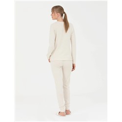 Krem Pijama Takımı