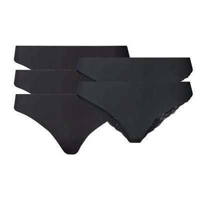 ESMARA® Lingerie ESMARA® Lasercut-Strings Damen, 5 Stück, ohne störende Nähte, mit Elasthan