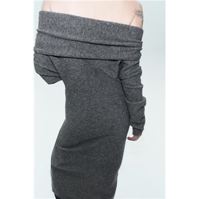 FEW ITEMS LEFT DRAPED KNIT DRESS
