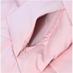 Ветрозащитная пуховая куртка с воротником-стойкой и капюшоном