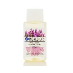 Массажное ароматное масло "Лаванда и сирень" от Boots 100 мл / Boots Massage oil Lavender&Lilac 100ml