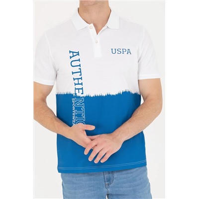 Erkek Saks Polo Yaka Tişört