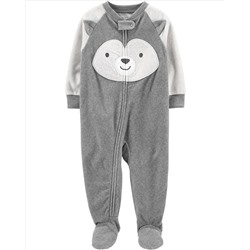 1-Piece Monster Fleece Footie PJs