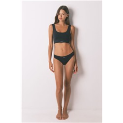 Top reversible LOVELY  sin costuras negro