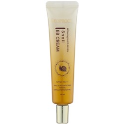 DEOPROCE ANTI-WRINKLE SNAIL BB CREAM SPF50+PA+++ Антивозрастной солнцезащитный BB крем с муцином улитки 40мл