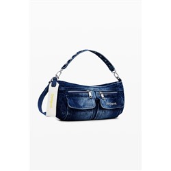 Bolso de hombro denim