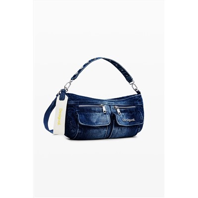 Bolso de hombro denim