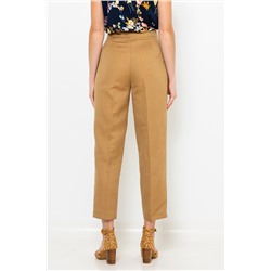 Pantalón de lino Camel