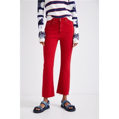Pantalón tobillero acampanado